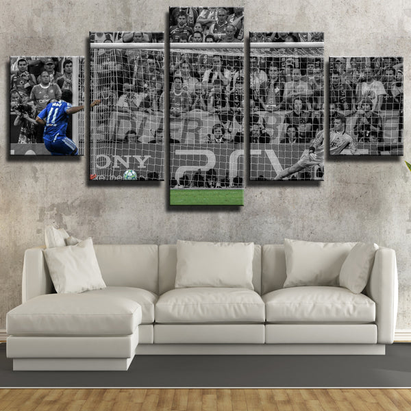 Chelsea Football Club Close-Range Shot Canvas Wall Art