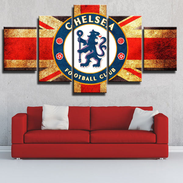 Chelsea Football Club Emblem Canvas Wall Art
