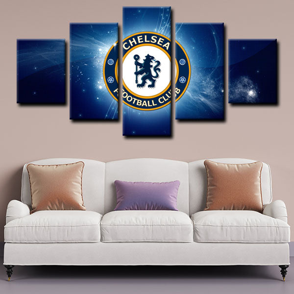Chelsea Football Club Logo Canvas Wall Art
