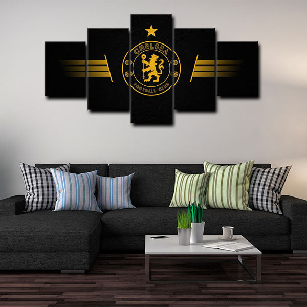 Chelsea Football Club Logo Canvas Wall Art