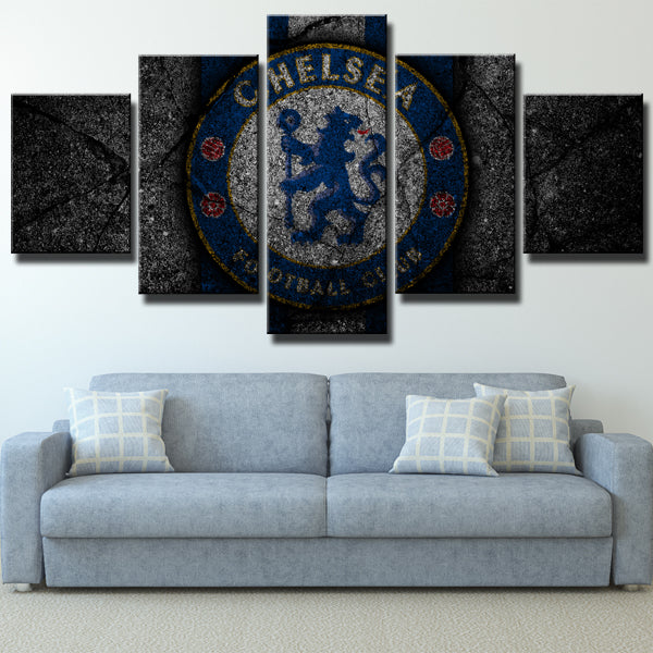 Chelsea Football Club Logo Canvas Wall Art