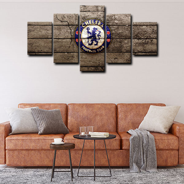 Chelsea Football Club Logo Canvas Wall Art