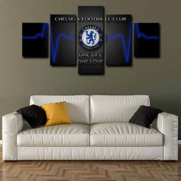 Chelsea Football Club Symbol Canvas Wall Art