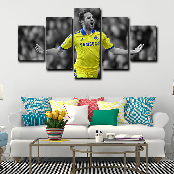 Chelsea Midfield Francesc Fabregas Canvas Wall Art Chelsea Midfield Francesc Fabregas Canvas Wall Art