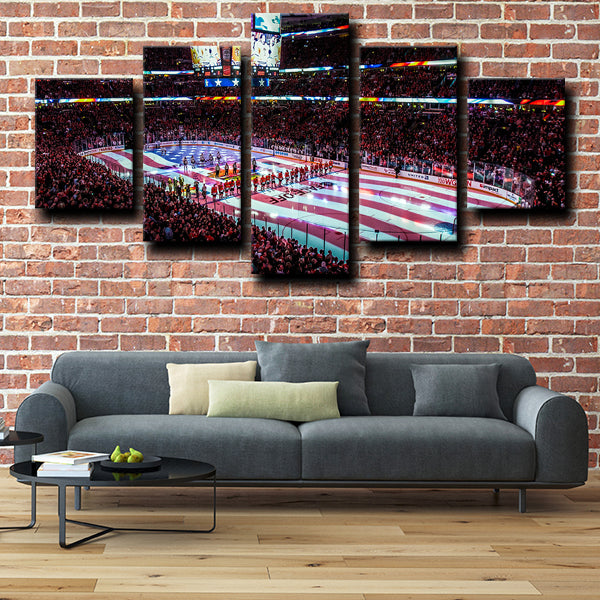 Chicago Blackhawks United Center Canvas Wall Art
