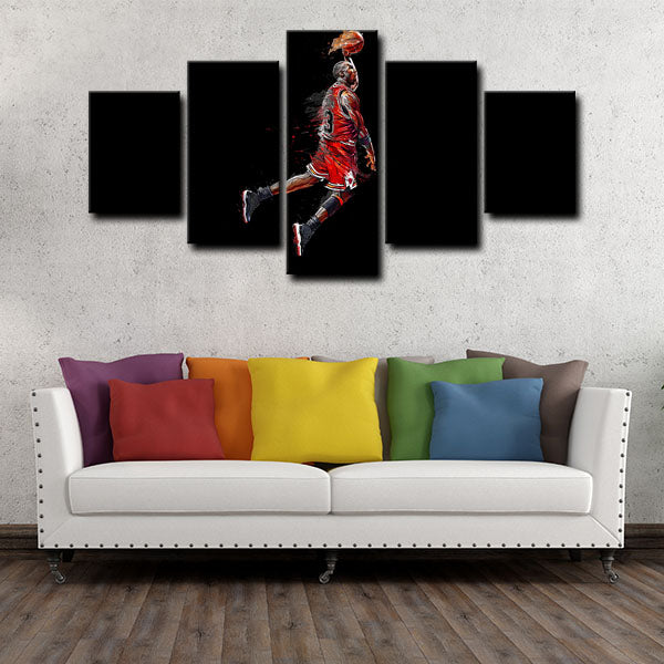 Chicago Bulls Shooting Guard Air Jordan Jordan Canvas Wall Art