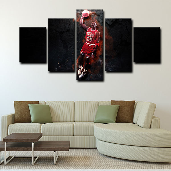 Chicago Bulls Shooting Guard Air Jordan Jordan Canvas Wall Art