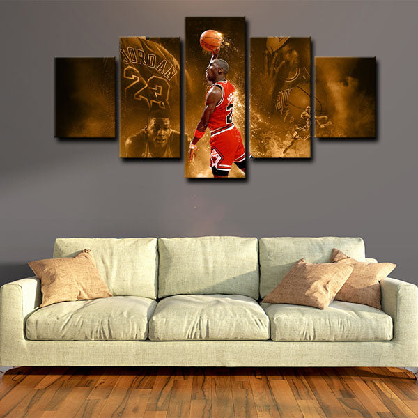 Chicago Bulls Shooting Guard Air Jordan Jordan Canvas Wall Art