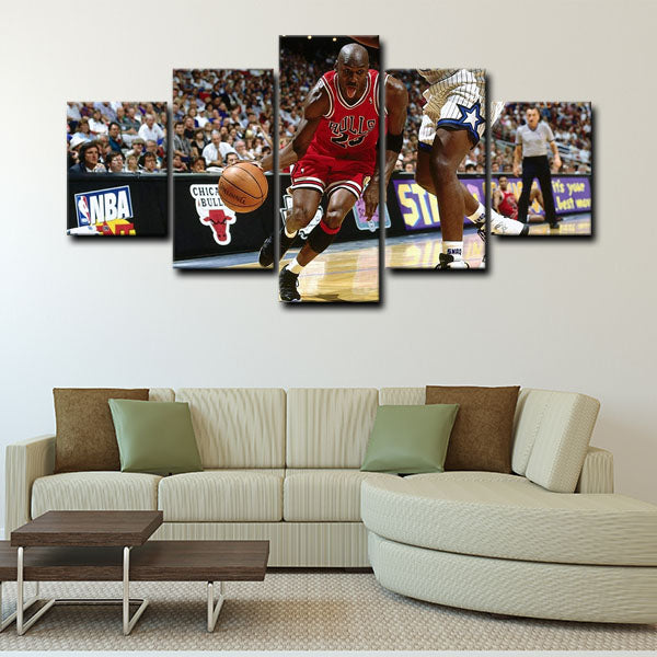 Chicago Bulls Shooting Guard His Airness Jordan Canvas Wall Art