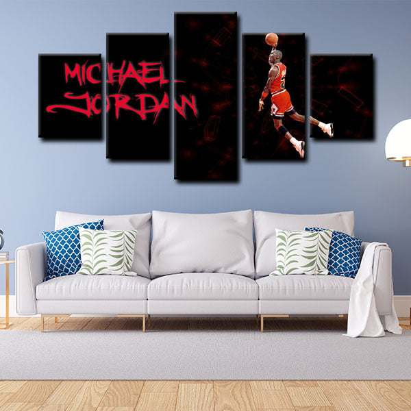 Chicago Bulls Shooting Guard His Airness Michael Jordan Canvas Wall Art
