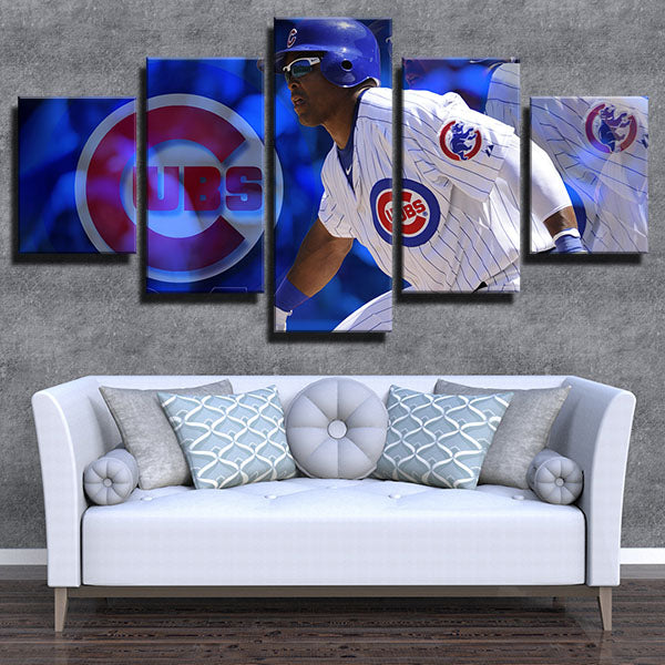 Chicago Cubs Outfielder Marlon Byrd Canvas Wall Art