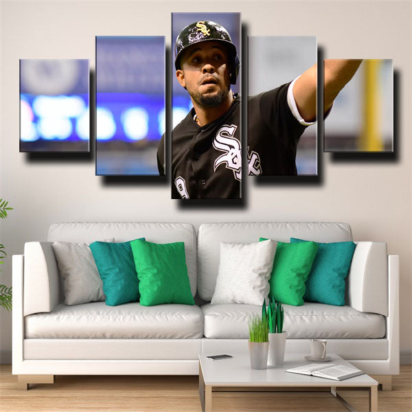 Chicago White Sox First Baseman Oso José Abreu Canvas Wall Art