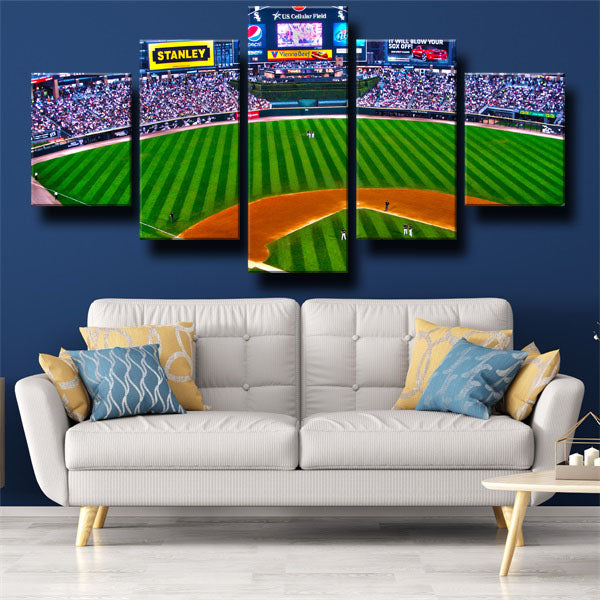 Chicago White Sox Full Live Emblem Canvas Wall Art