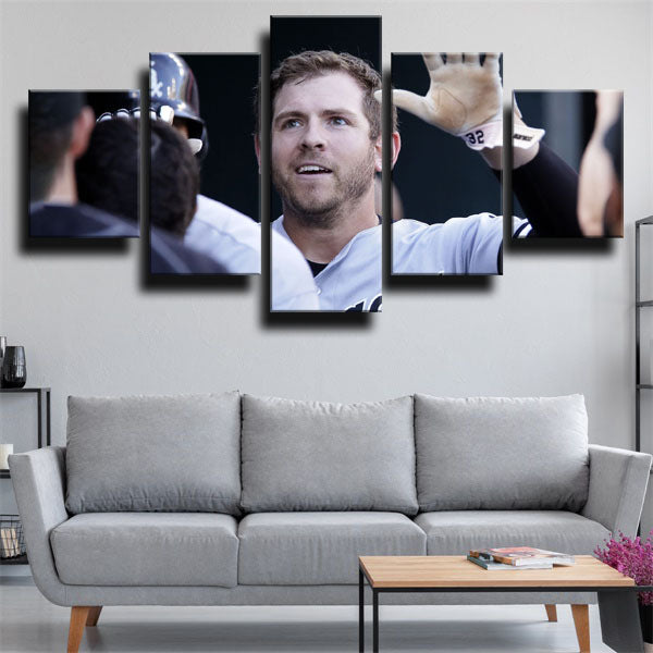 Chicago White Sox Infielder Mat Matt Skole Canvas Wall Art