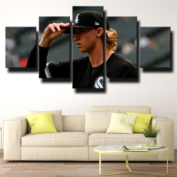 Chicago White Sox No.34 Pitcher Kopech Michael Kopech Canvas Wall Art