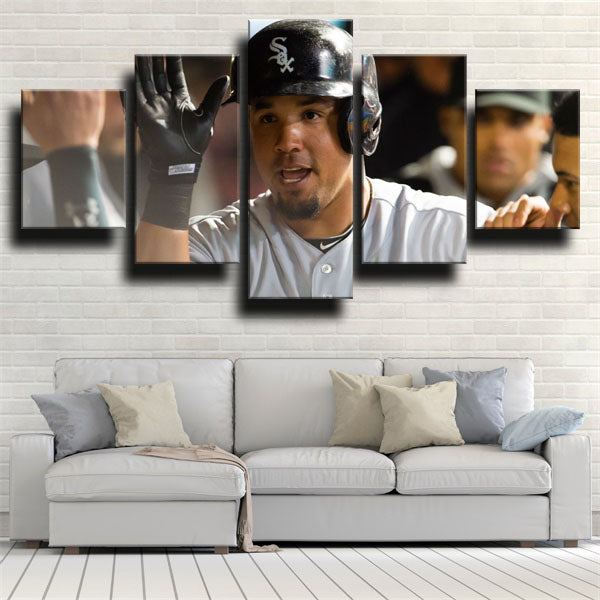 Chicago White Sox No.79 First Baseman Oso José Abreu Canvas Wall Art