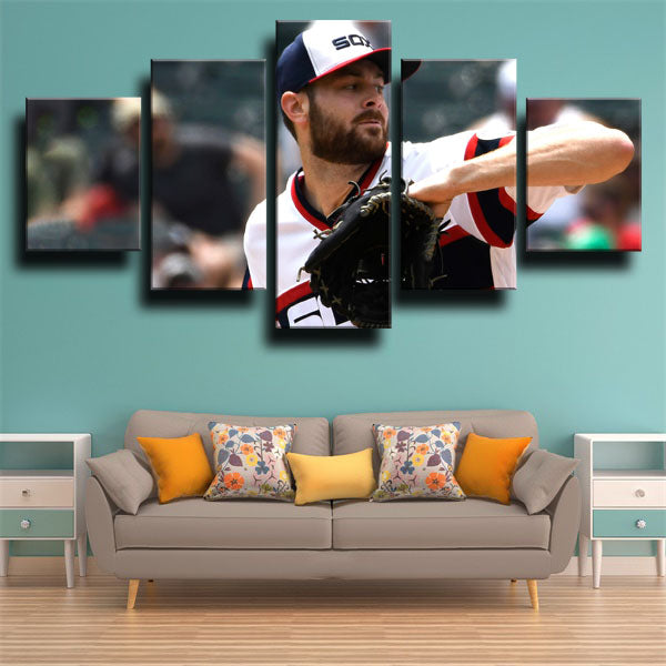 Chicago White Sox Pitcher Big Foot Lucas Giolito Canvas Wall Art