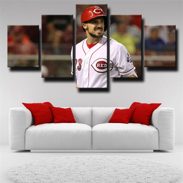 Cincinnati Reds Left Fielder Duvy Adam Duvall Canvas Wall Art