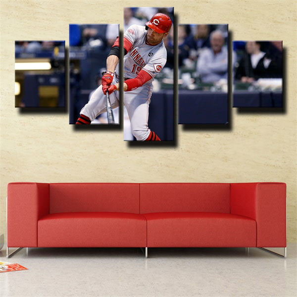 Cincinnati Reds First Baseman Joey Joey Votto Canvas Wall Art