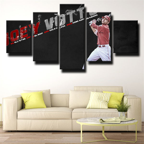 Cincinnati Reds First Baseman Joey Joey Votto Canvas Wall Art