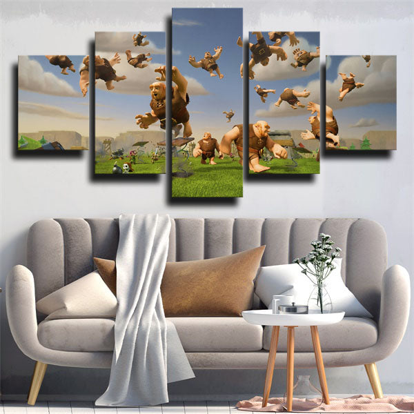 Clash Royale Giant Canvas Wall Art