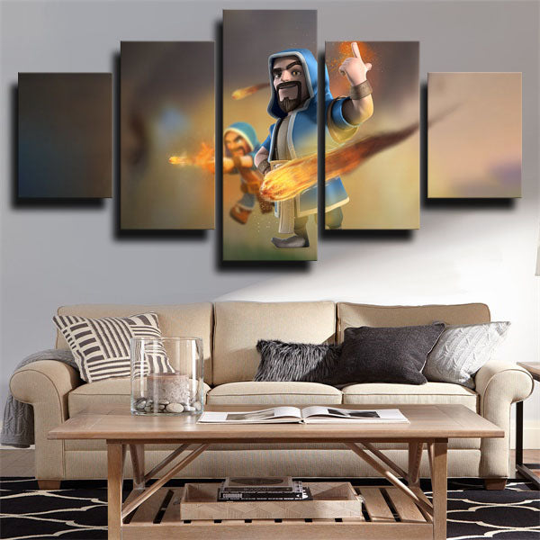 Clash Royale Wizard Canvas Wall Art