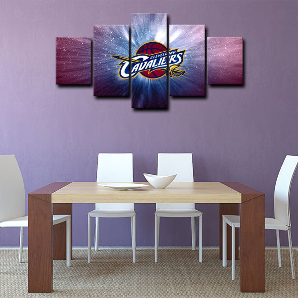 Cleveland Cavaliers Logo Canvas Wall Art Cleveland Cavaliers Logo Canvas Wall Art