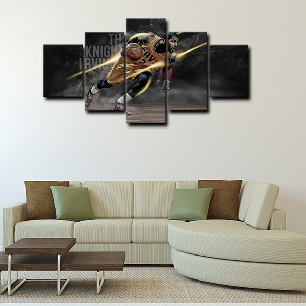 Cleveland Cavaliers Point Guard Ankletaker Lrving Canvas Wall Art