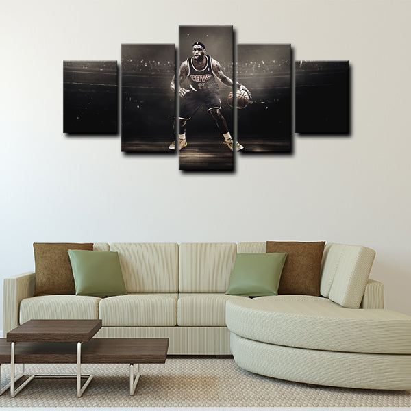 Cleveland Cavaliers Small Forward The L-Train Canvas Wall Art