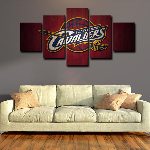 Cleveland Cavaliers Symbol Canvas Wall Art