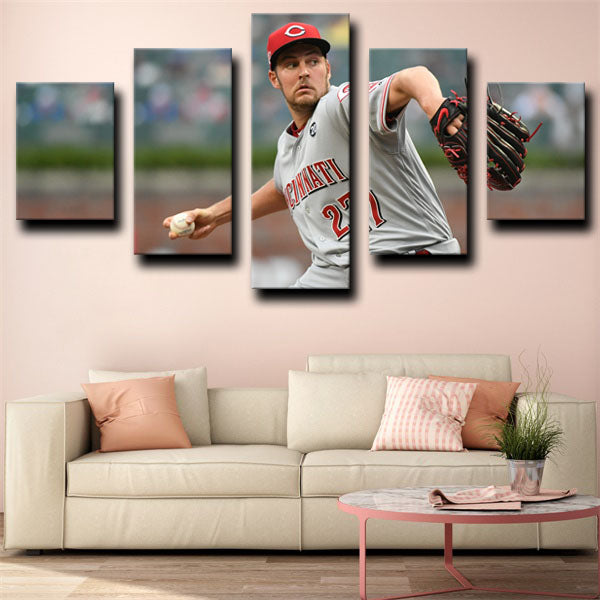 Cleveland Indians Pitcher Trevor Bauer Canvas Wall Art