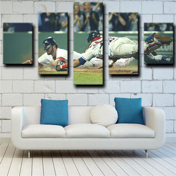 Cleveland Indians Team Symbol Canvas Wall Art