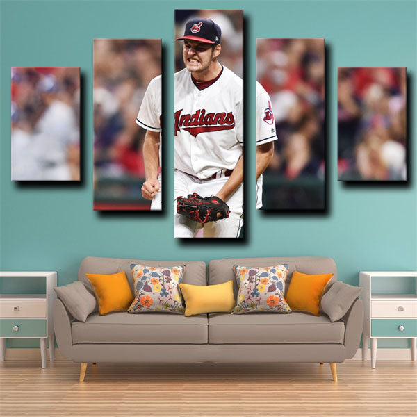 Cleveland Indians Trevor Bauer Pitcher Canvas Wall Art