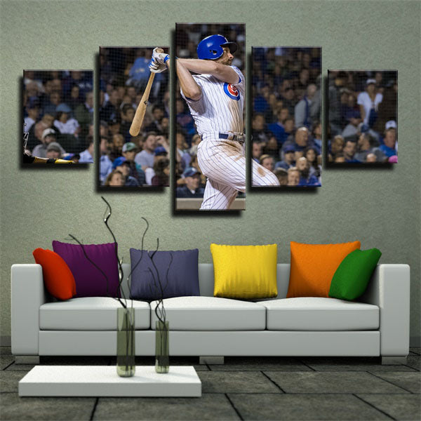 Colorado Rockies Infielder Daniel Murphy Player Canvas Wall Art