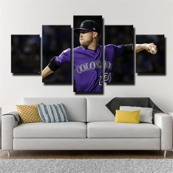 Pitcher Freeland’s Boy Kyle Freeland Canvas Wall Art