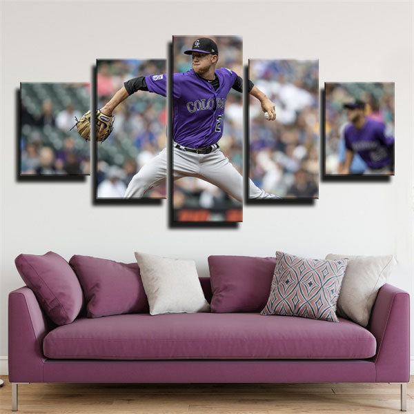Colorado Rockies Pitcher Freeland’S Boy Kyle Freeland Boy Canvas Wall Art