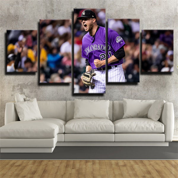 Colorado Rockies Pitcher Freeland’s Kyle Freeland Canvas Wall Art