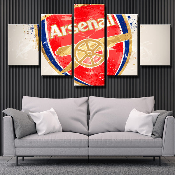 Copy Of Arsenal Fc Crest Canvas Wall Art