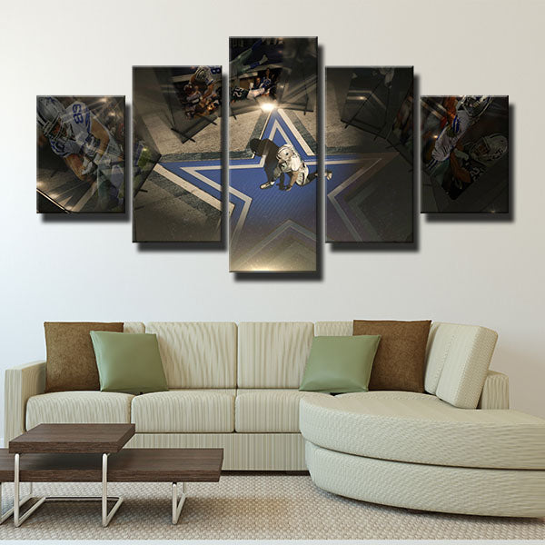 Dallas Cowboys Dream Emblem Canvas Wall Art