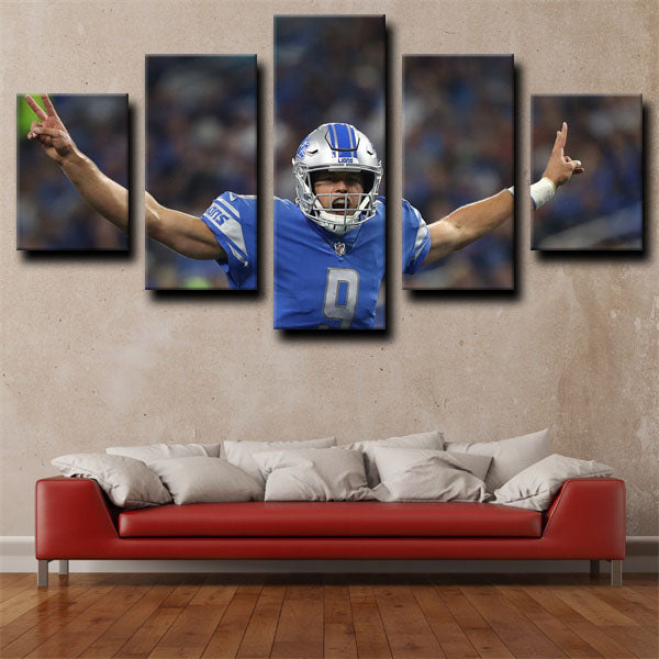 Quarterback Matthew Stafford Matt Stafford Canvas Wall Art