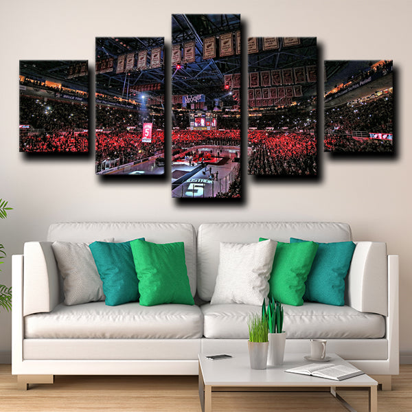Detroit Red Wings Little Caesars Arena Canvas Wall Art