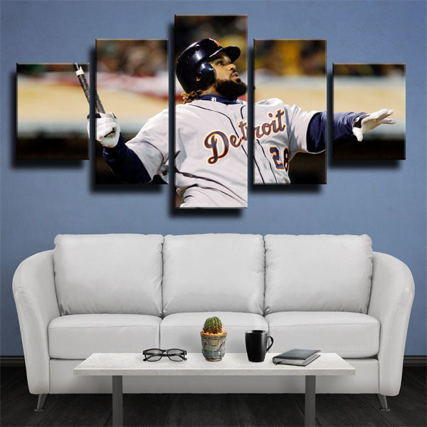 Detroit Tigers Infielder J.J Mumford Niko Goodrum Canvas Wall Art