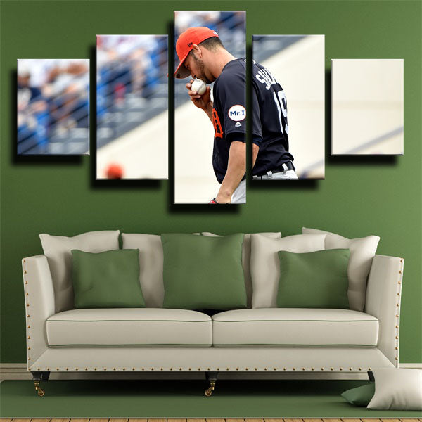 Detroit Tigers Pitcher Sanchee Anibal Sanchez Canvas Wall Art