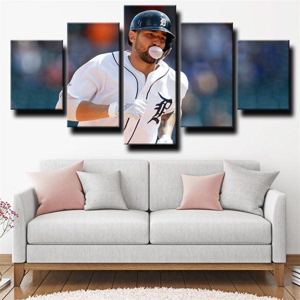 Detroit Tigers Right Fielder Nick Nicholas Castellanos Canvas Wall Art