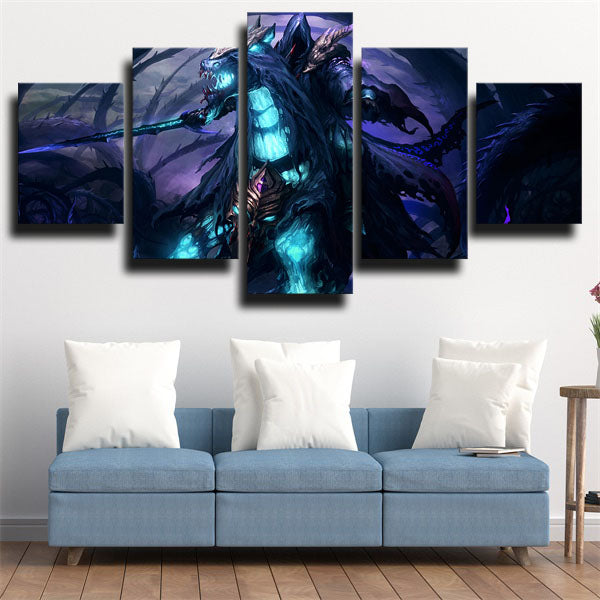 Dota 2 Abaddon Riding Horse Canvas Wall Art