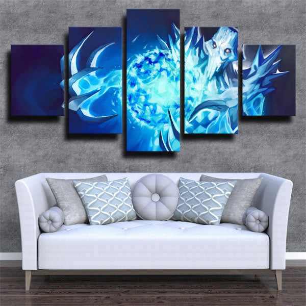 Ancient Apparition Ice Canvas Wall Art