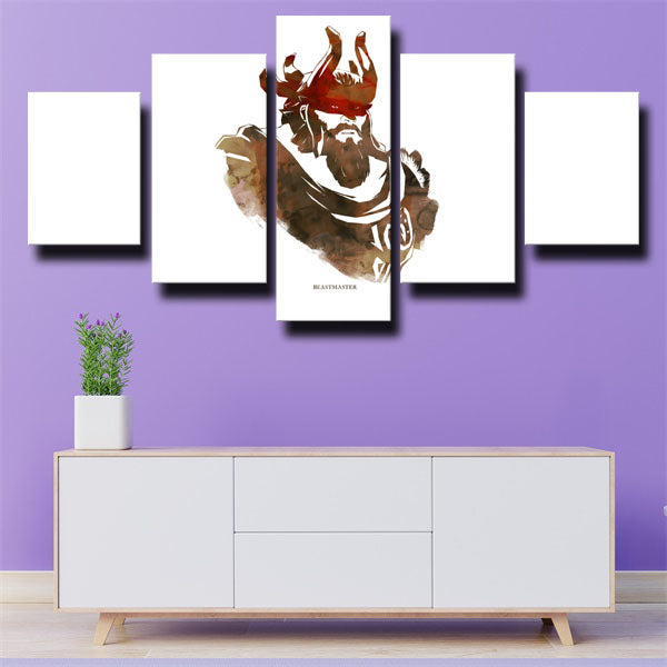 Dota 2 Beastmaster Portrait Canvas Wall Art