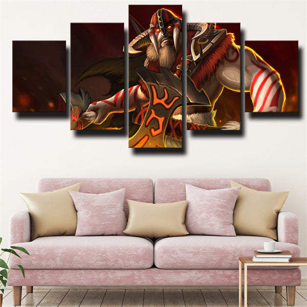 Dota 2 Beastmaster Canvas Wall Art