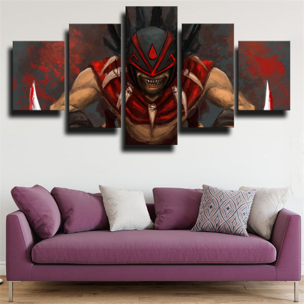 Dota 2 Bloodseeker And Blood Canvas Wall Art Dota 2 Bloodseeker And Blood Canvas Wall Art