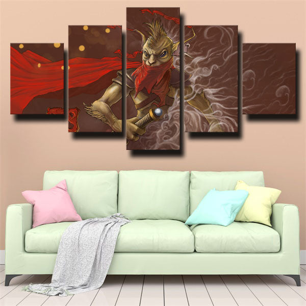 Dota 2 Bounty Hunter Surrounded By Smoke Canvas Wall Art Dota 2 Bounty Hunter Surrounded By Smoke Canvas Wall Art